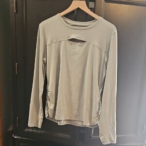 Apana Heather Gray Activewear Top